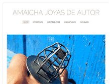 Tablet Screenshot of amaichajoyas.com